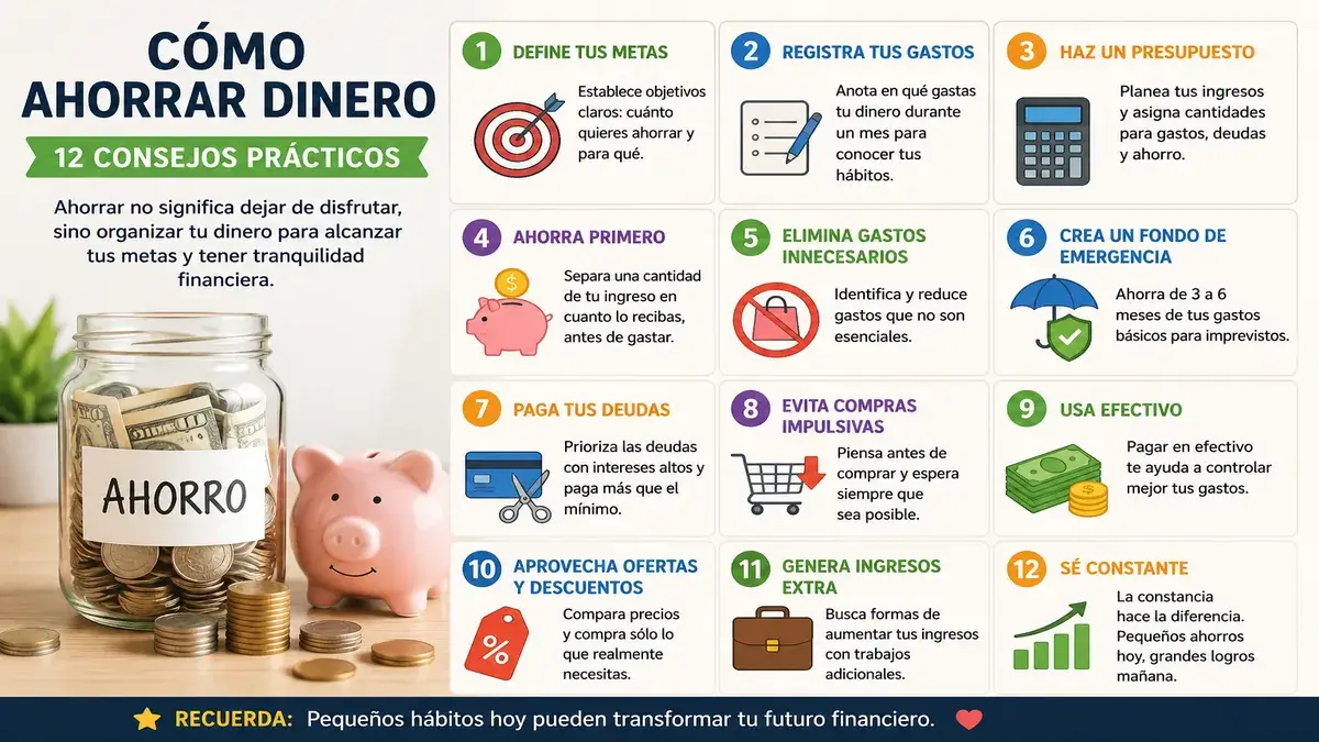 Cómo ahorrar dinero paso a paso