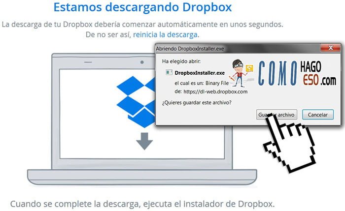 Como descargar Dropbox Como descargar Dropbox