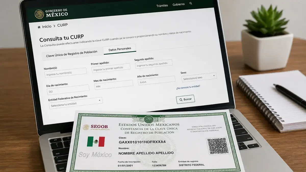 Cómo sacar la CURP gratis por internet