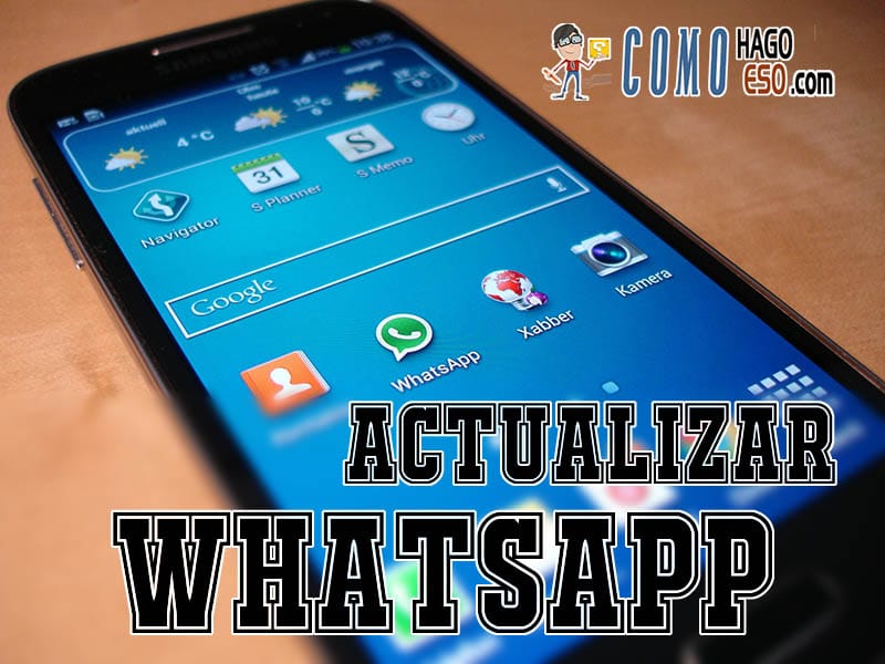 Actualizar WhatsApp