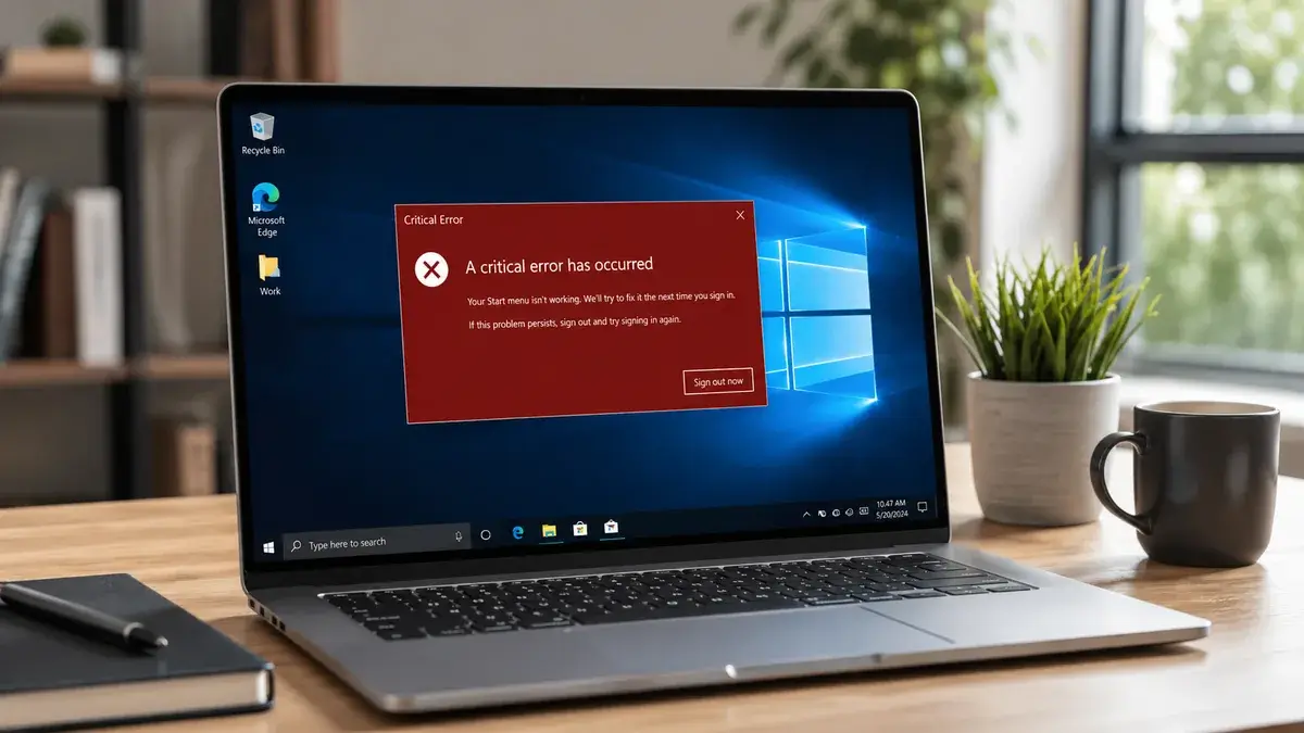 Cómo arreglar el error crítico de Windows 10