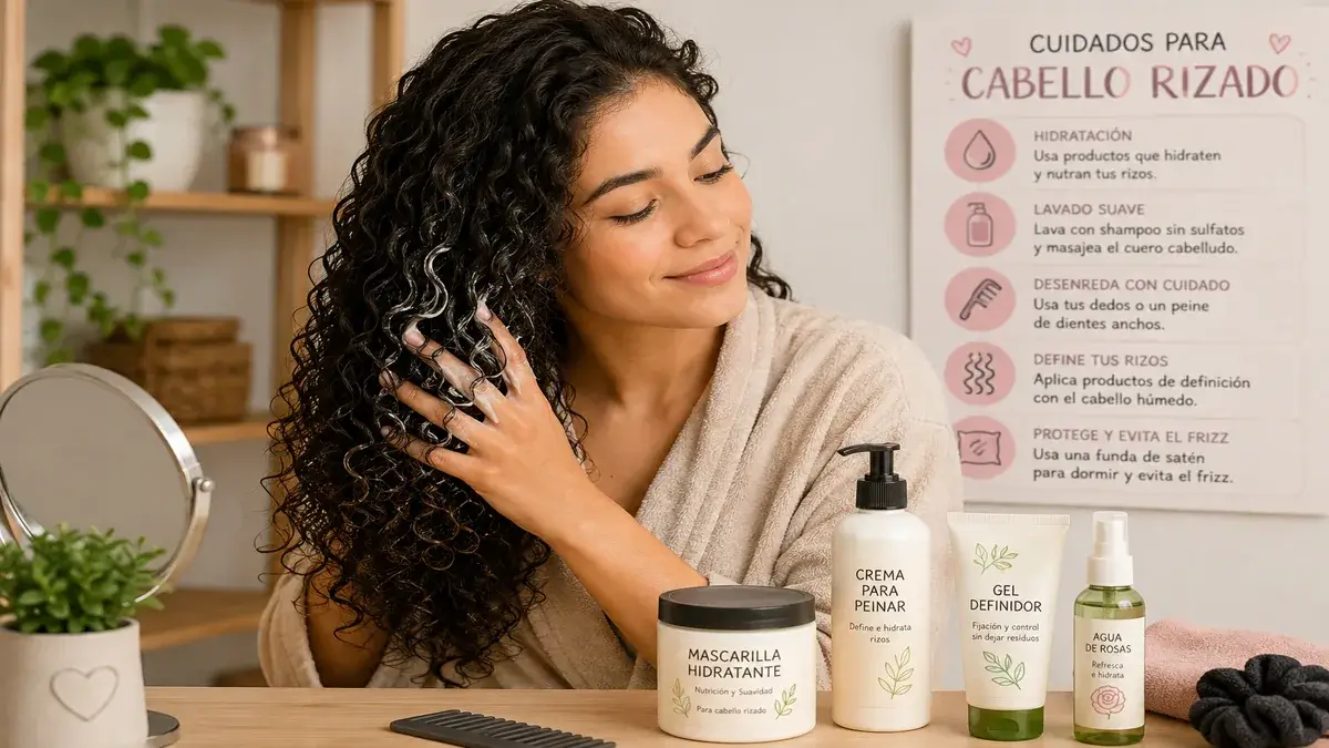 Cómo cuidar el cabello rizado