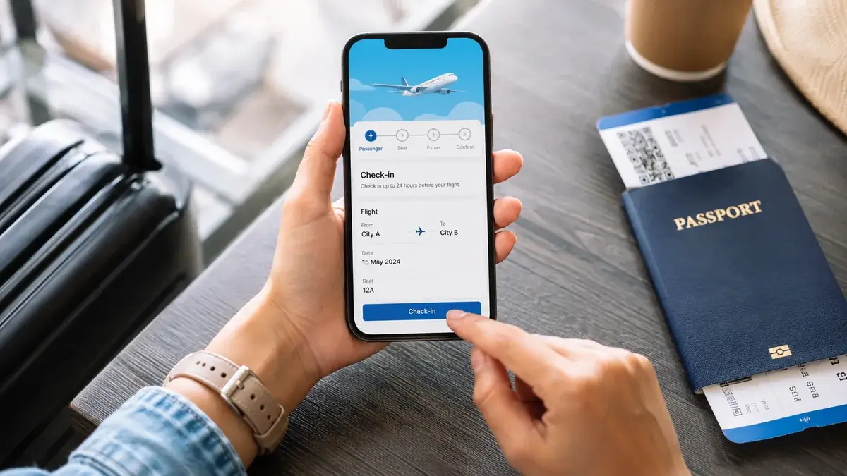 Cómo hacer check-in de un vuelo